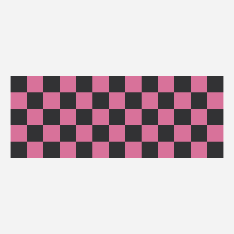 Black & pink zigzag cuff bead pattern