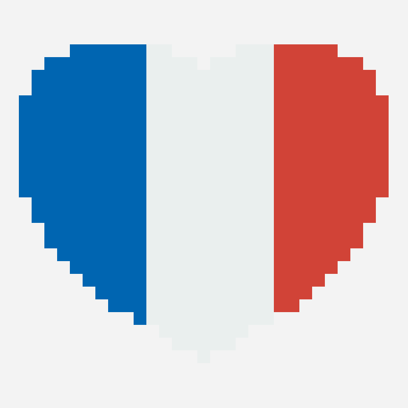 France Flag Heart
