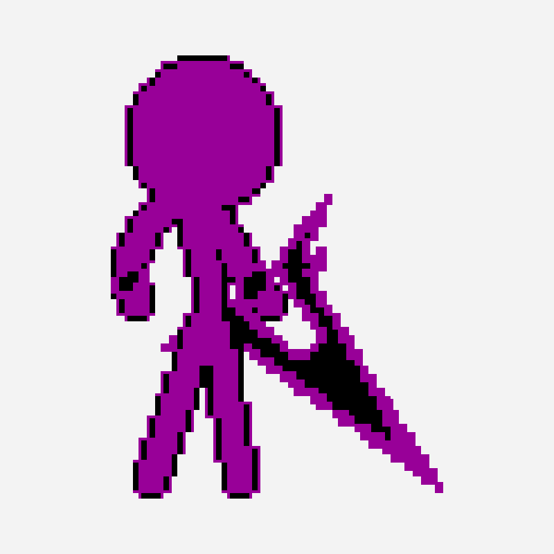 Purple in The Dark Lord's body bead pattern