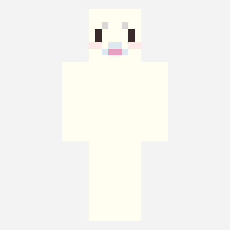 . minecraft skin pattern, 64×64 grid