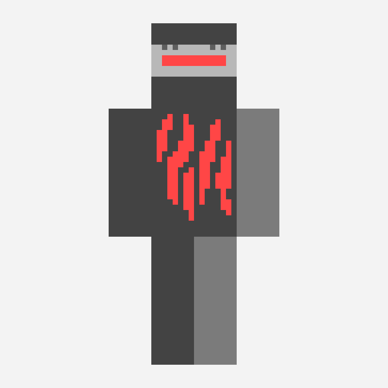 cherry monster robot minecraft skin pattern