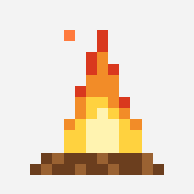 Campfire bead pattern