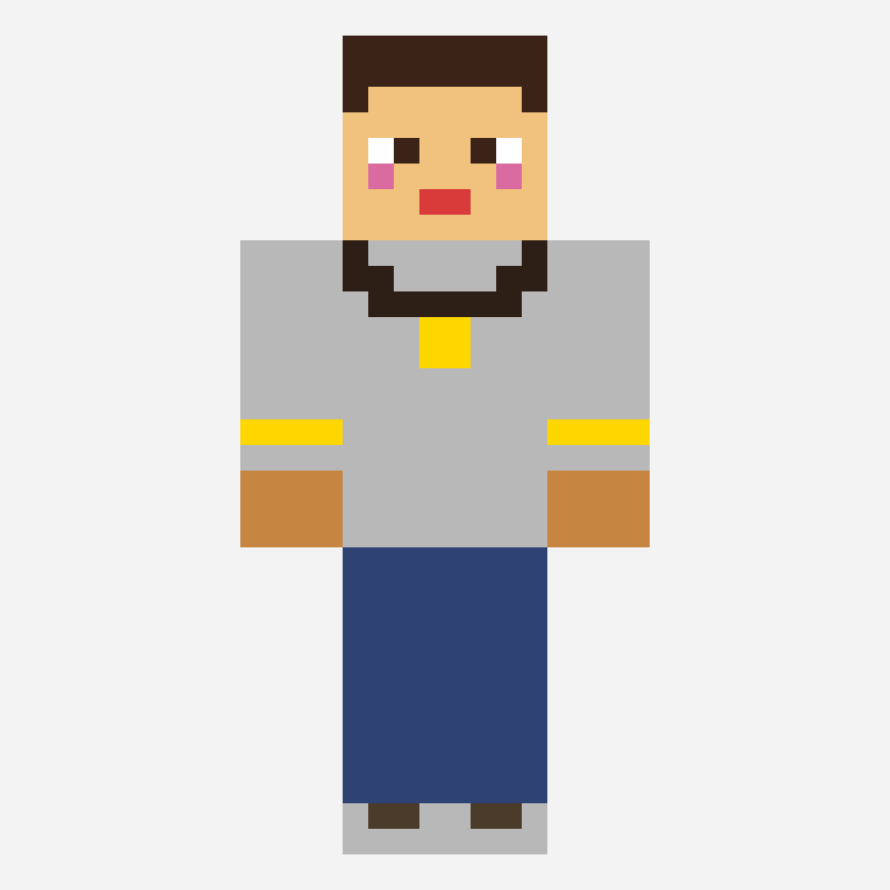 金ピカ男子 bead pattern