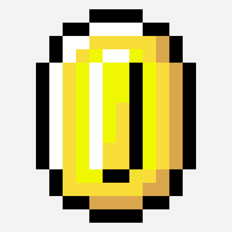 マリオコイン bead pattern