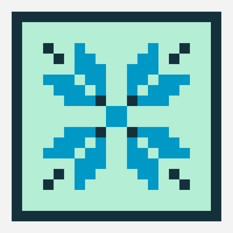 tile pattern perler bead pattern, 20×20 grid