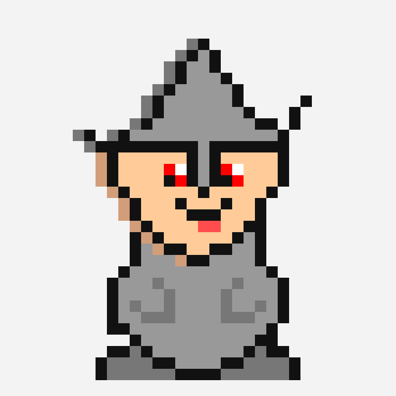Pixel soldier pixel art pattern, 32×32 grid