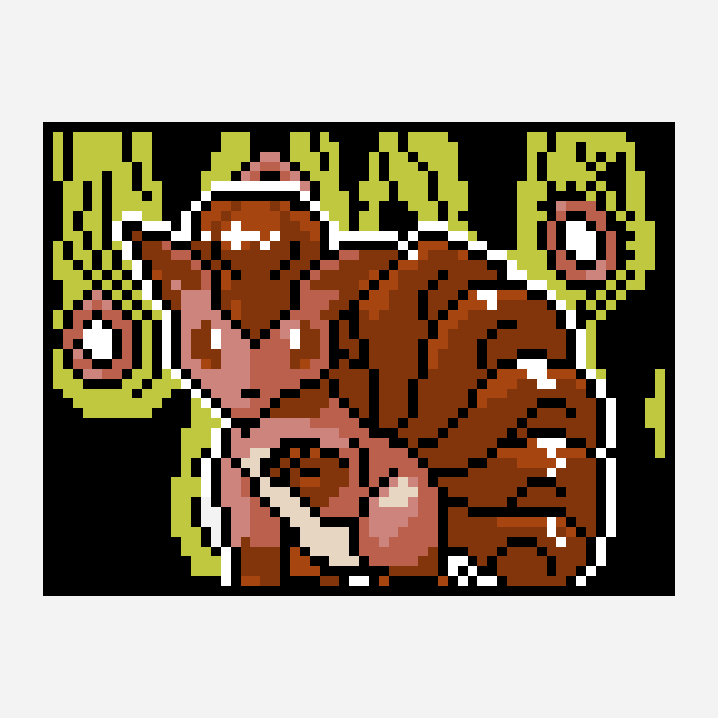 Vulpix bead pattern