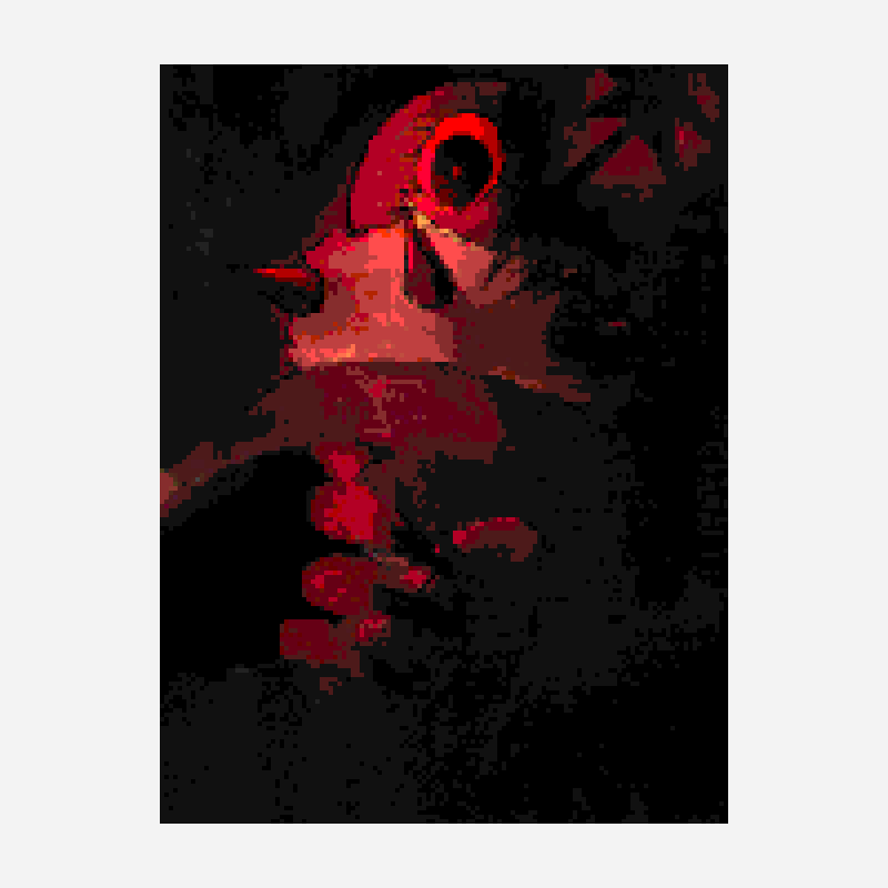 Twisted Bobette pixel art pattern