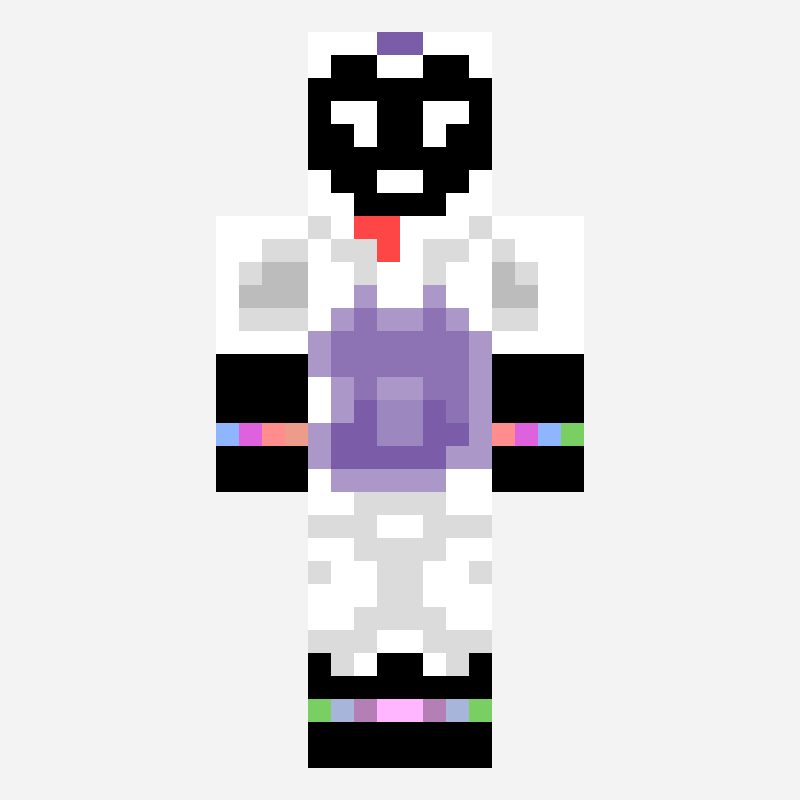 viva minecraft skin pattern, 64×64 grid