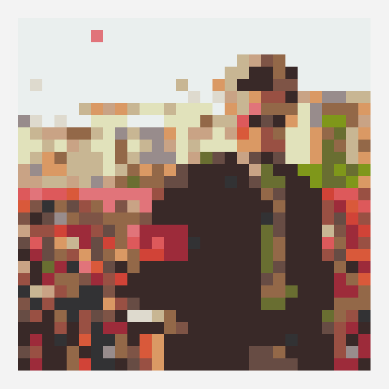 123 perler bead pattern, 29×29 grid