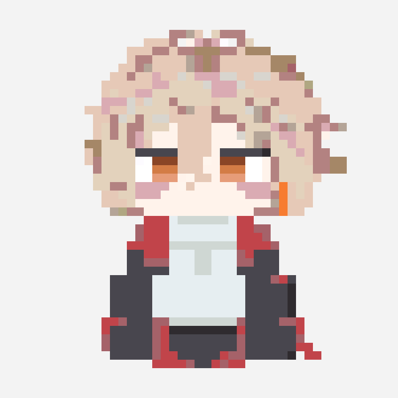 nito　最強無敵連合　弐十 perler bead pattern, 35×42 grid