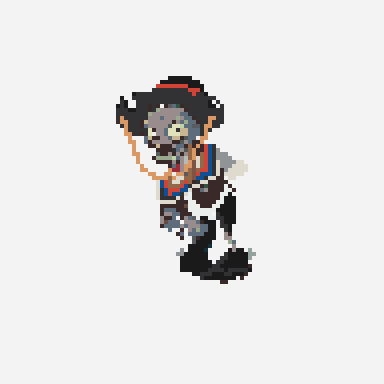 zombiehuaso patrón de pixel art, cuadrícula 88×78