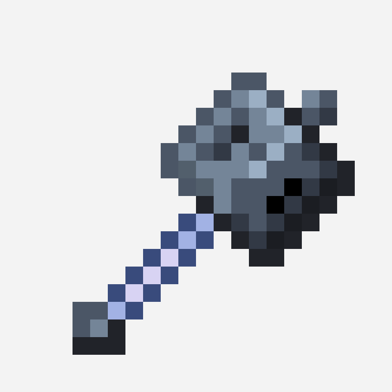 Minecraft mace bead pattern