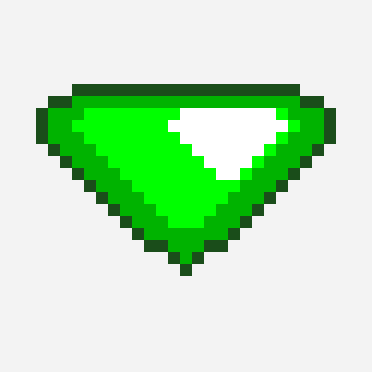 peridot pixel art pattern, 29×20 grid
