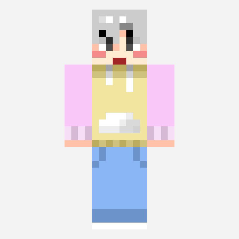나중에 어딘가에 쓸 것 minecraft skin pattern, 64×64 grid