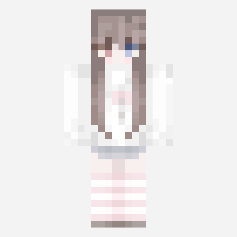 ㅑ minecraft skin pattern, 64×64 grid