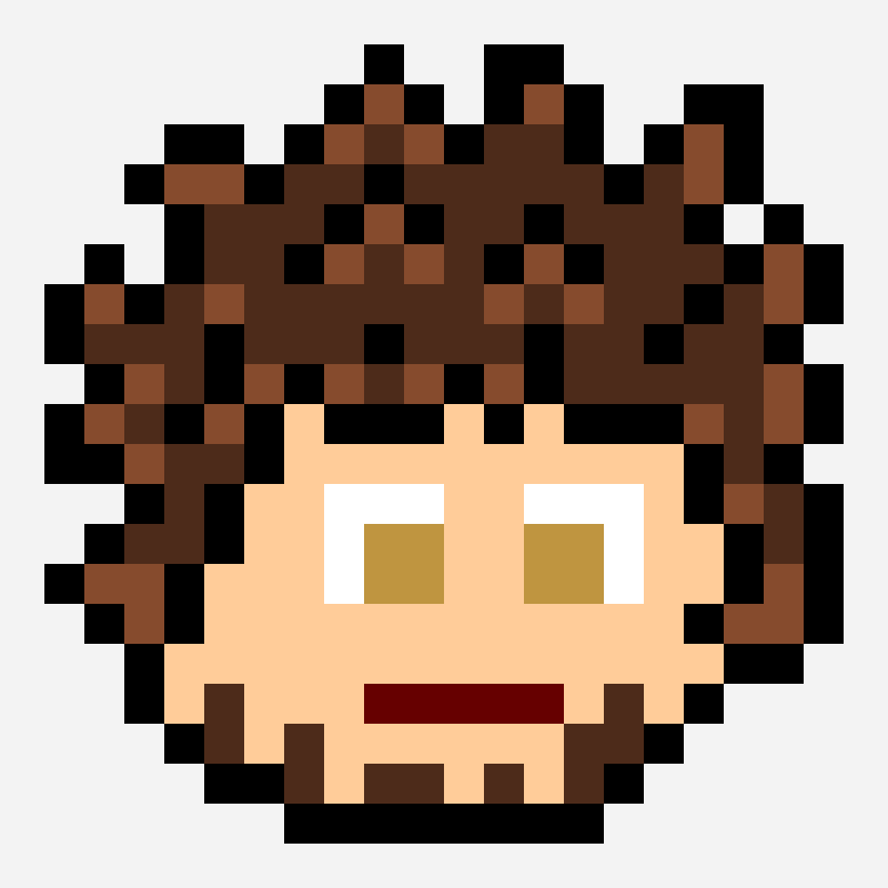 Yasuhiro pixel art pattern, 20×20 grid