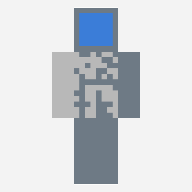 Rafa minecraft skin pattern, 64×64 grid