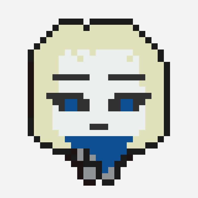 knighter! perler bead pattern, 29×28 grid