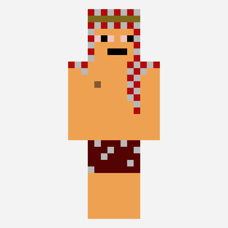cheb ali minecraft 皮肤图案，64×64 格