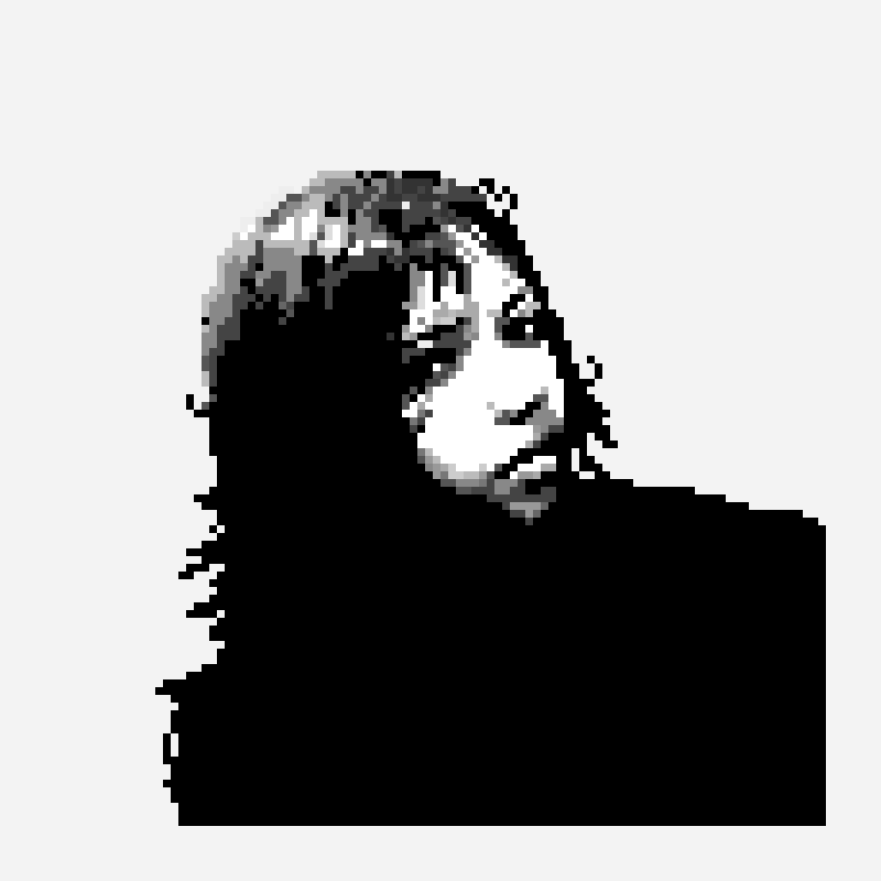 mi novio eithan pixel art pattern, 100×100 grid