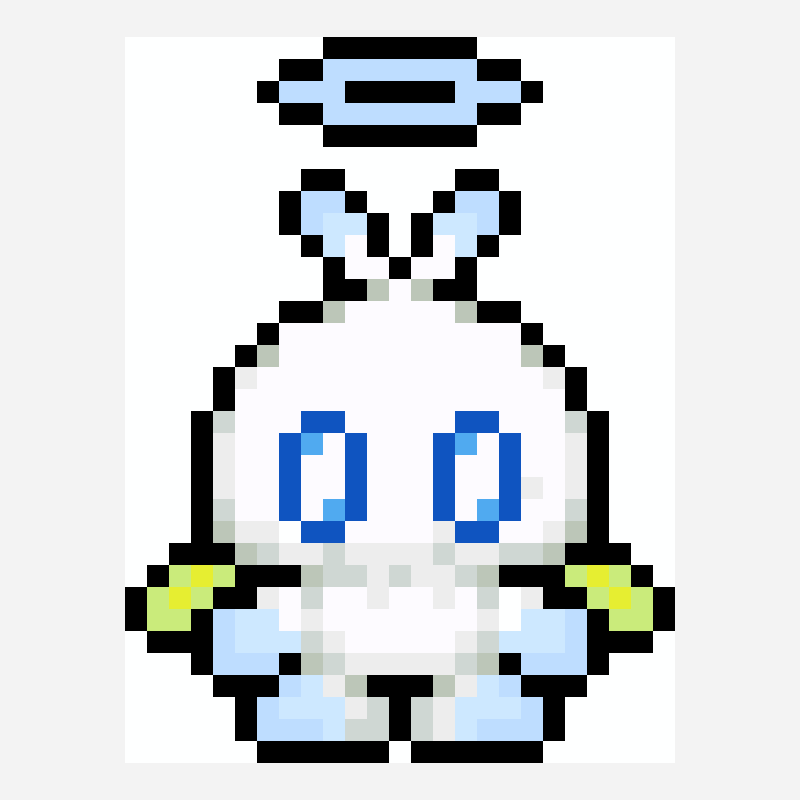 hero chao perler bead pattern, 25×33 grid