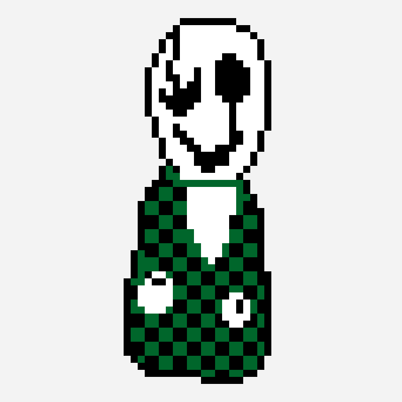 gaster as a demon slayer bead pattern