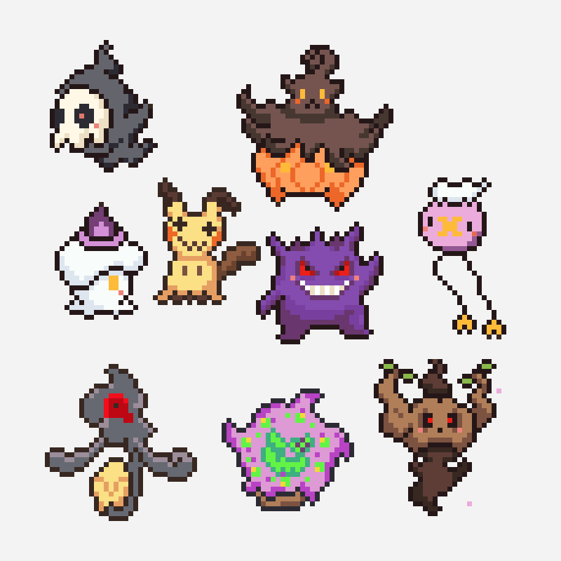 Pokemons perler bead pattern