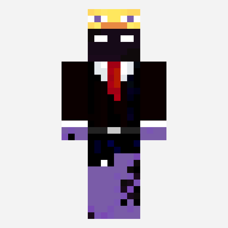 nook minecraft skin pattern, 64×64 grid