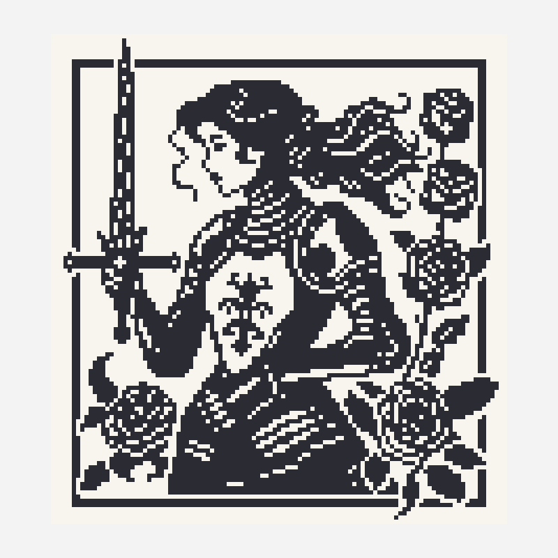 The Power of Women filet crochet pattern, 109×117 grid