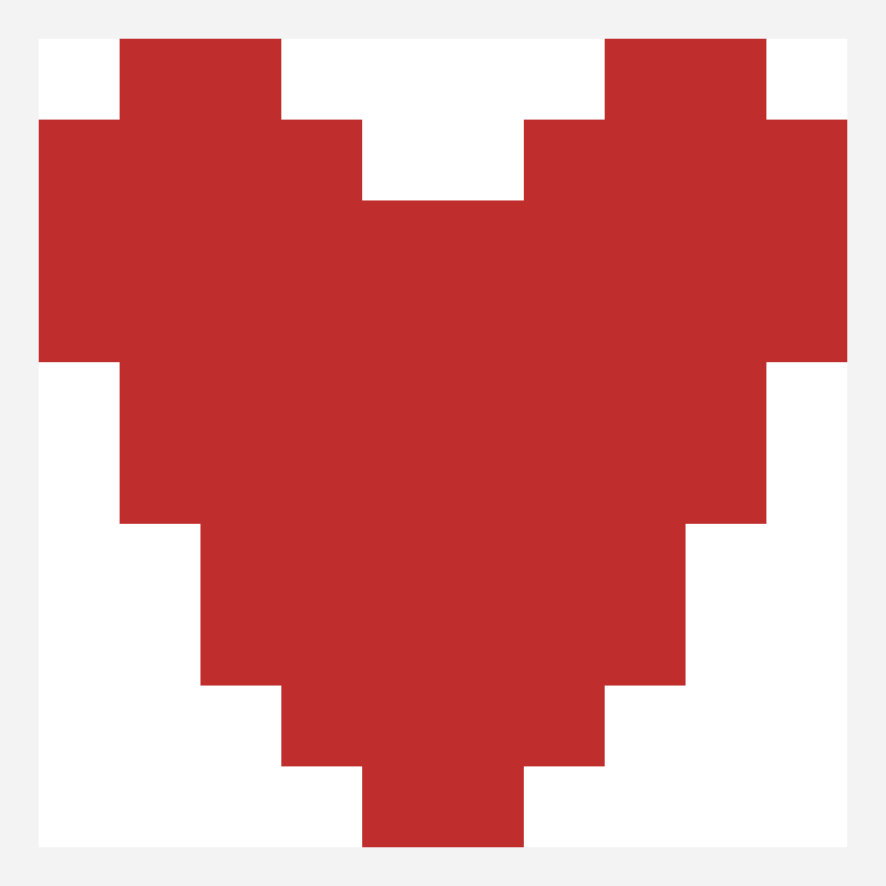 Сердце cross stitch pattern, 10×10 grid