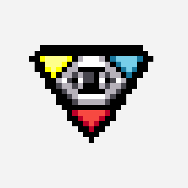 God Head - The Binding Of Isaac perler bead pattern, 32×32 grid