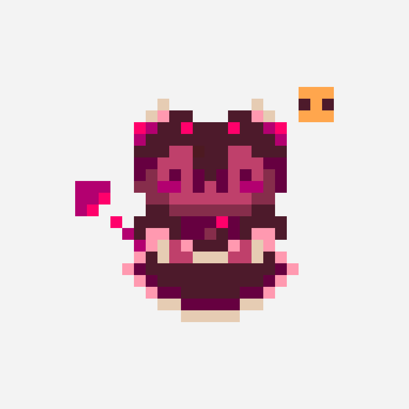 Moloko pixel art pattern, 32×32 grid