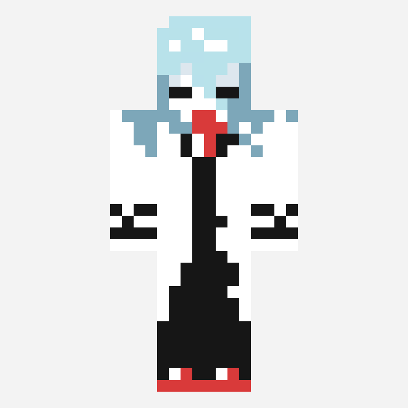 Angela(🤔) minecraft skin pattern, 64×64 grid