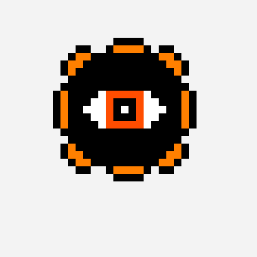 DARK MATTER pixel art pattern, 32×32 grid