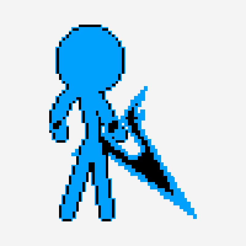 All of the Hollow heads and more in The Dark Lord's body pixel art pattern