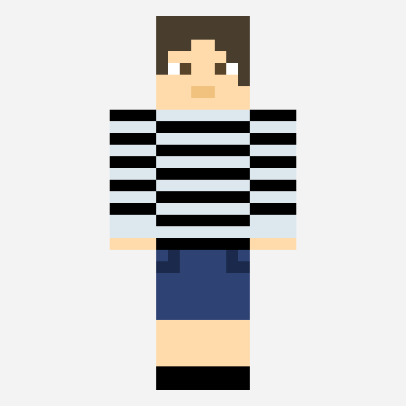 Australian Winter outfit minecraft skin pattern, 64×64 grid