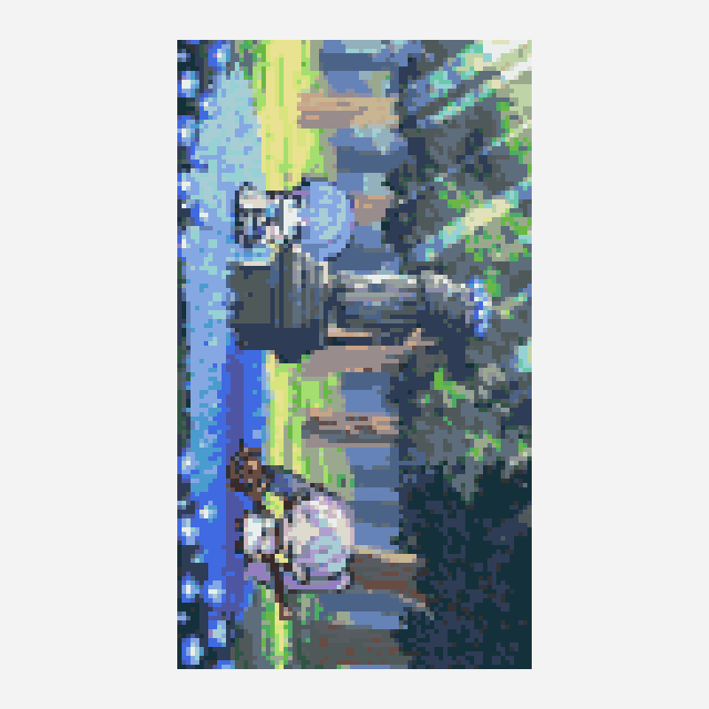 himmel x frieren perler bead pattern, 80×142 grid