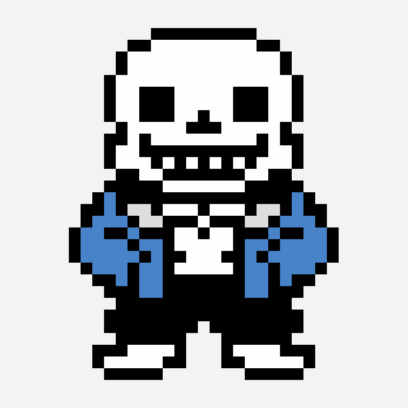 Sans perler bead pattern