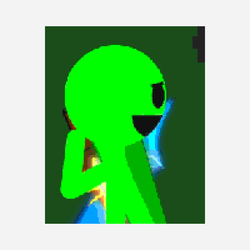 Green (MS2 Remastered) pixelkunst-Muster, 128×158 Raster