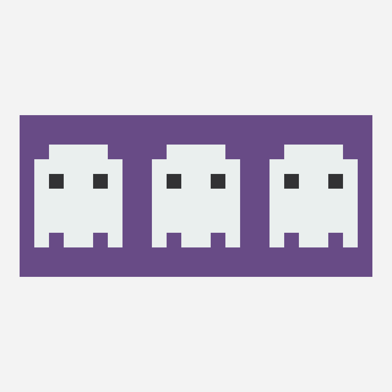 Ghost kandi cuff kandi bead pattern, 24×11 grid