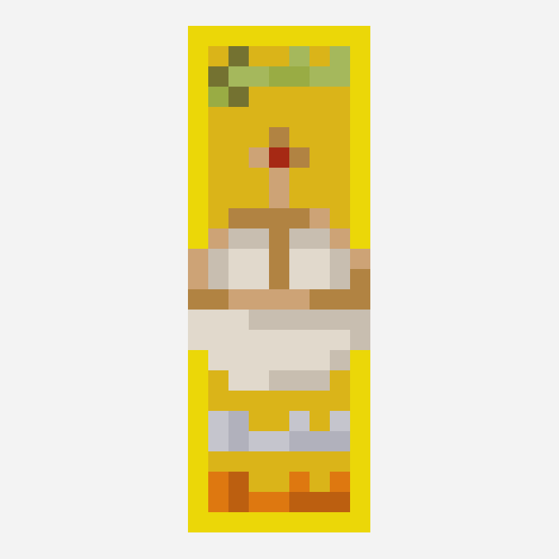ready player one loom pattern, yes I know the holy hand grenade is from Monty python patrón de telar de cuentas, cuadrícula 9×25