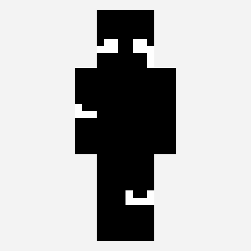 不知道 minecraft skin pattern, 64×64 grid