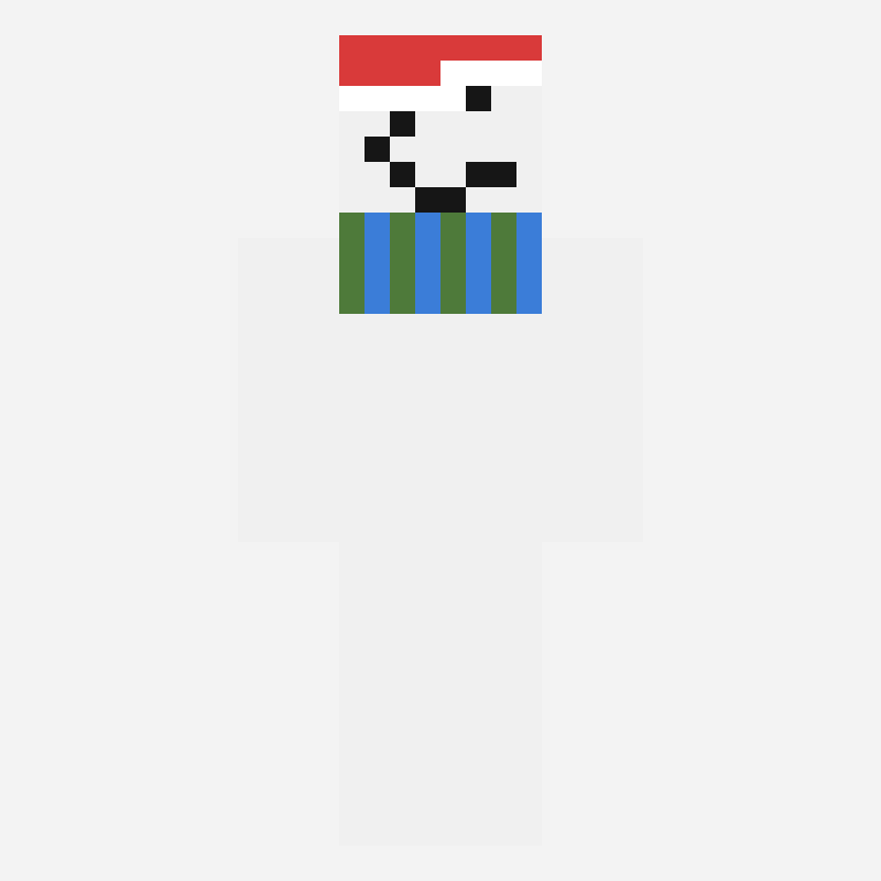 雪人 minecraft skin pattern