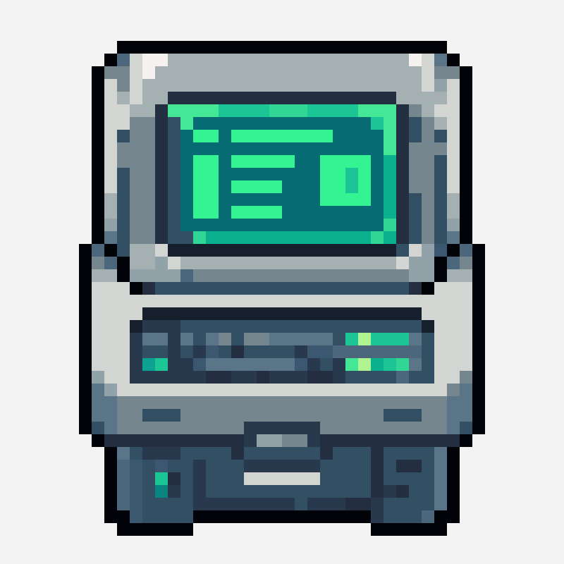 computer pixel art pixel art pattern, 40×40 grid