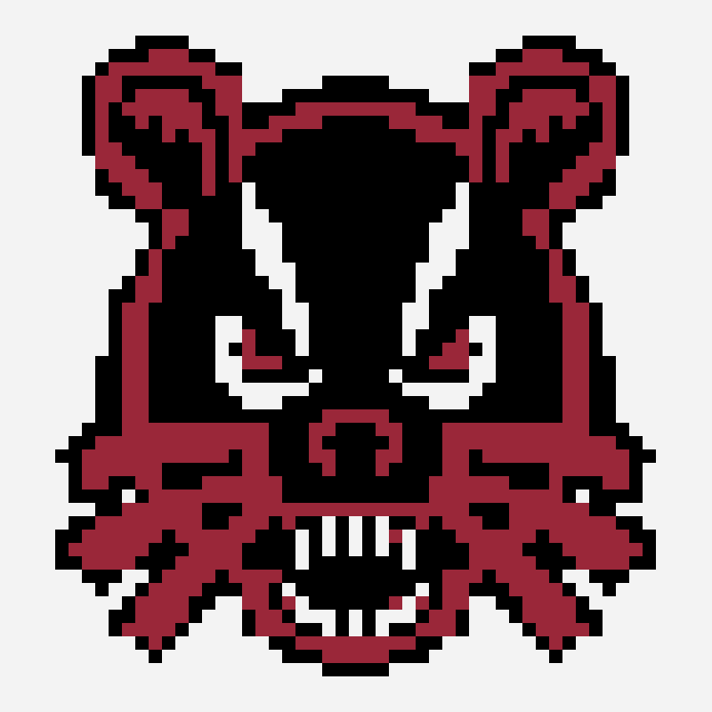 Cincinnati cross stitch pattern, 45×48 grid