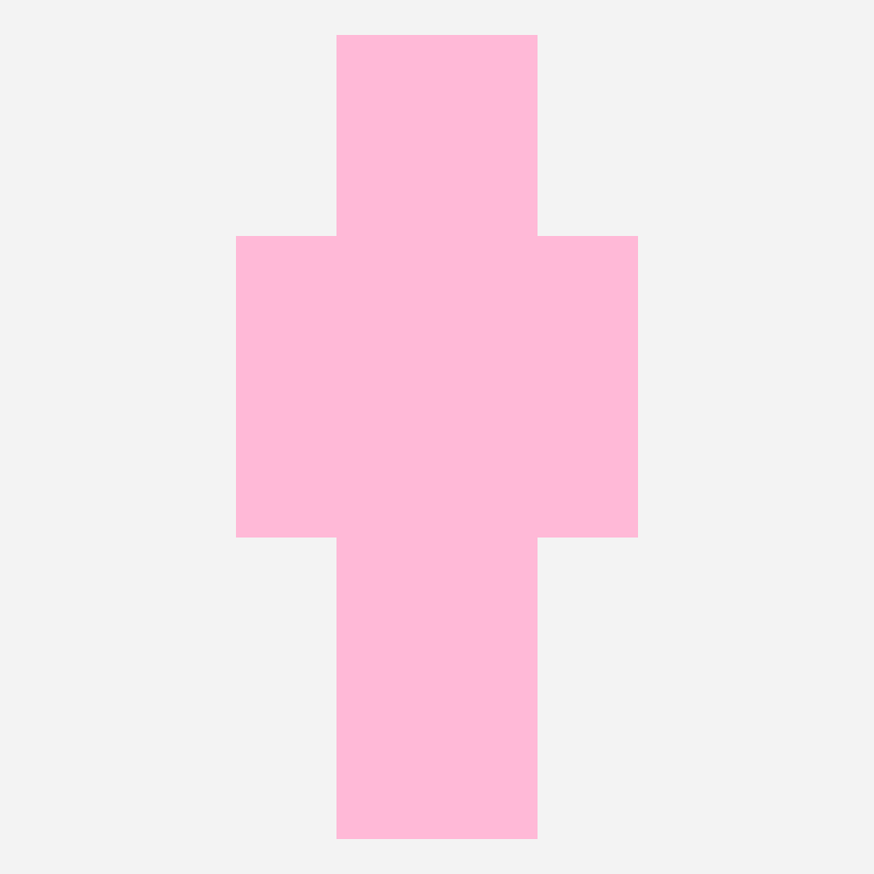 돼지 minecraft skin pattern, 64×64 grid