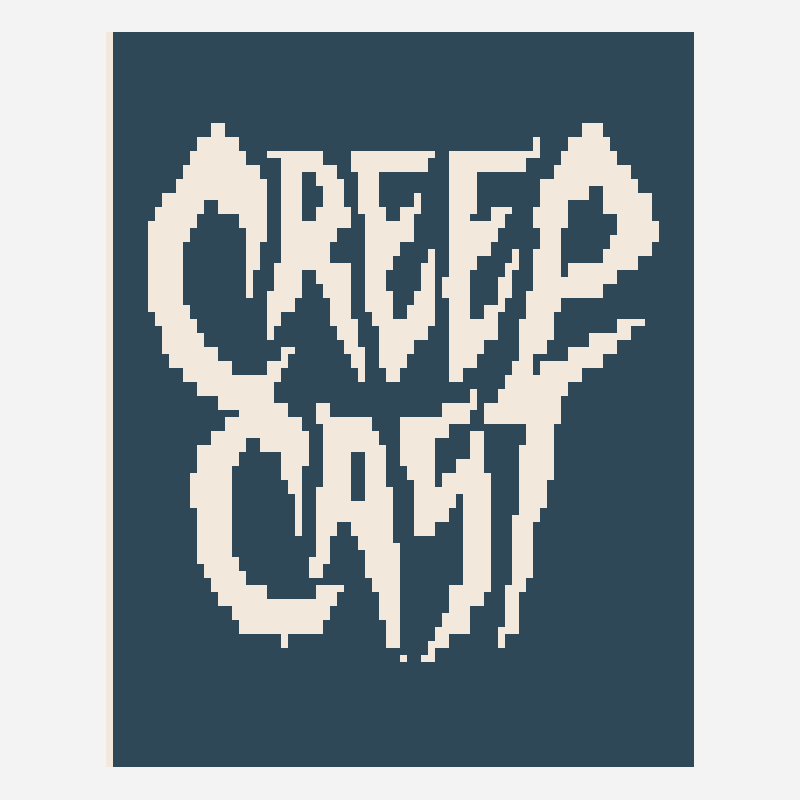Creep Cast mosaic crochet pattern