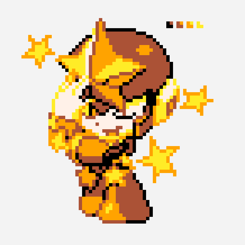 Star Man Powered Up bead pattern