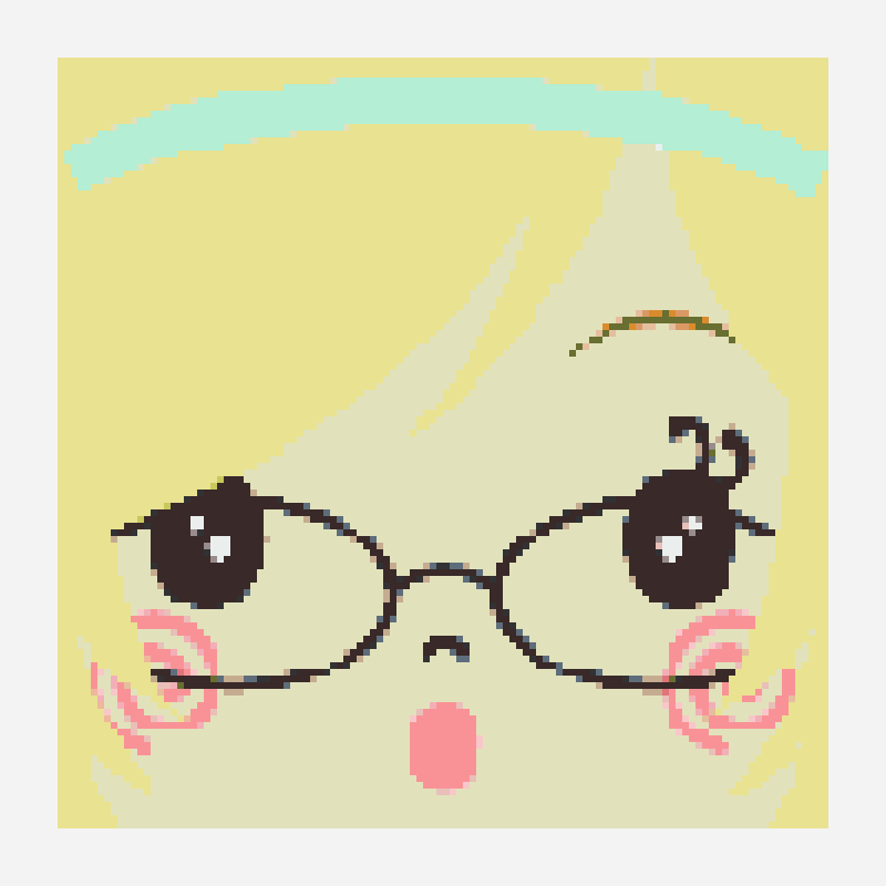 My oc >< perler bead pattern, 116×116 grid